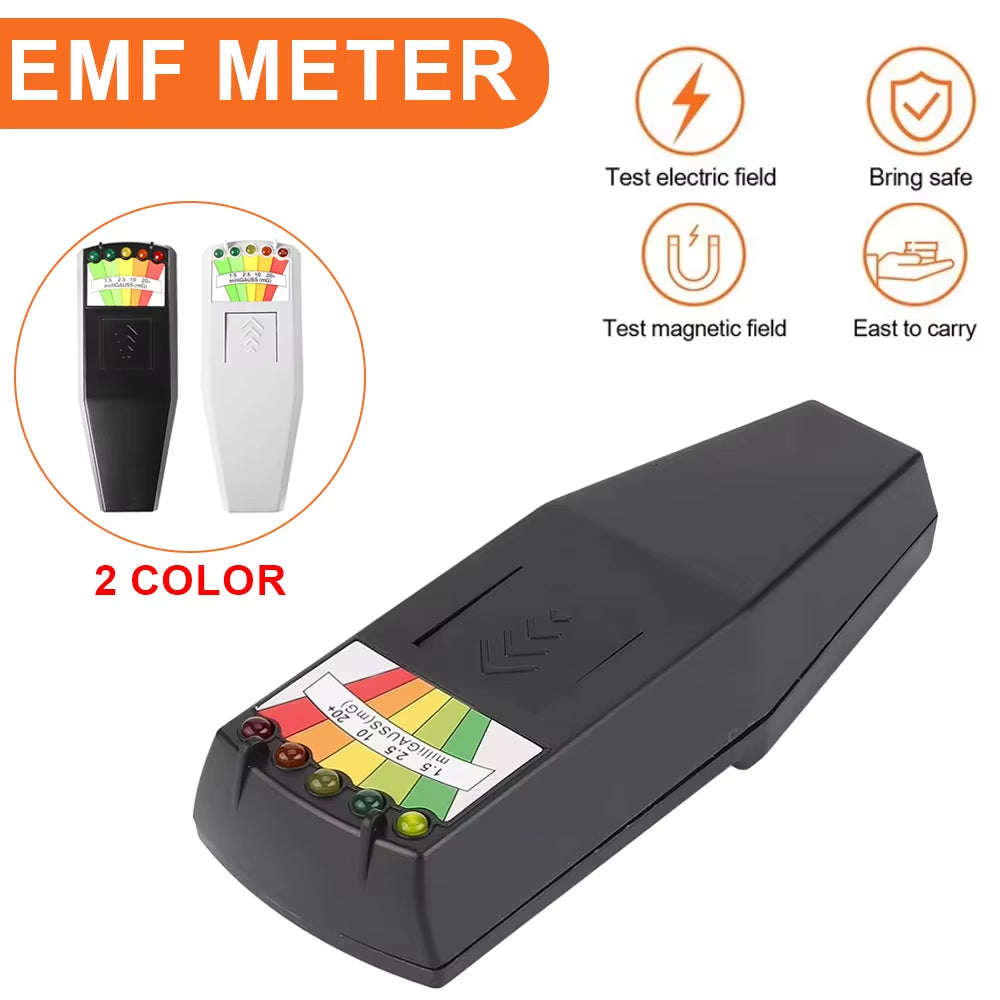 Radiation Detector Digital Electromotive Force Meter Gauss Meter Dosimeter Tester Handheld Electromagnetic Field Radiation Meter