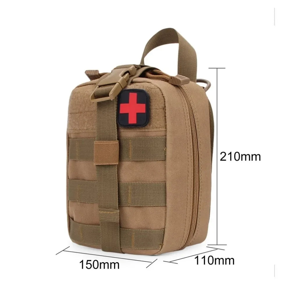 Genuine MOLLE Tactical Medical Bag - Outdoor Hunting Emergency Camping Hiking Travel Survival First Aid Kit