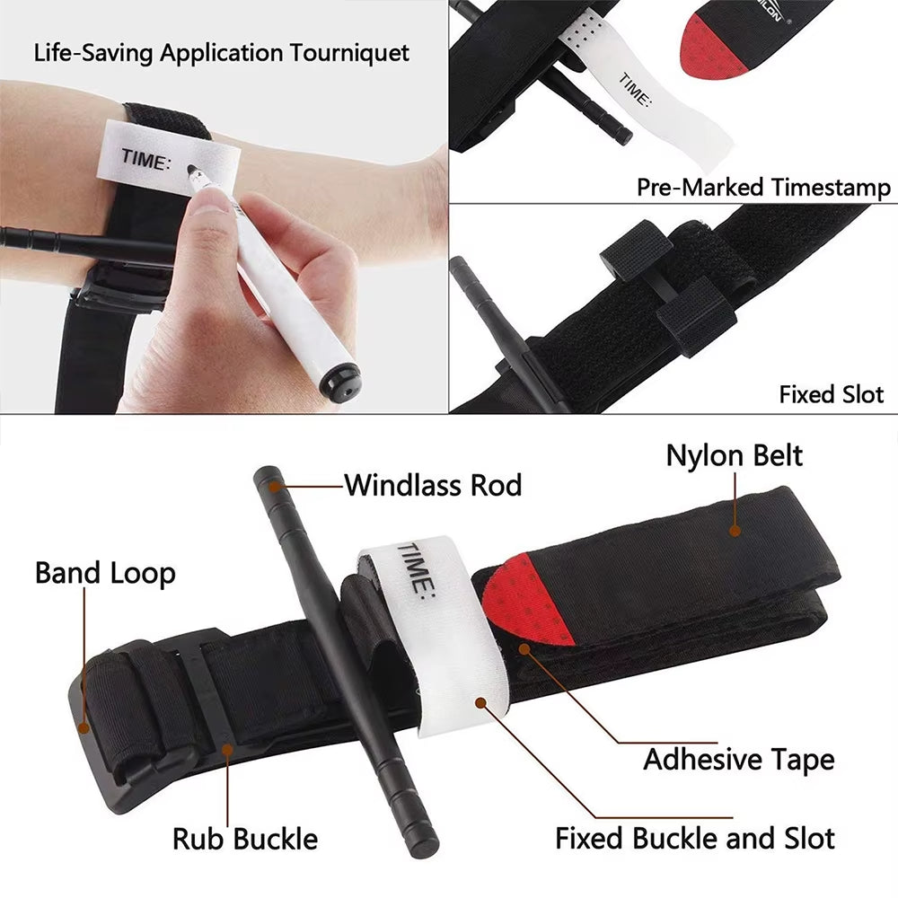 Professional First Aid Kit Tourniquet Medical Rescue EDC Pouch Molle Survival Tool for Outdoor Camping Hiking Emergency