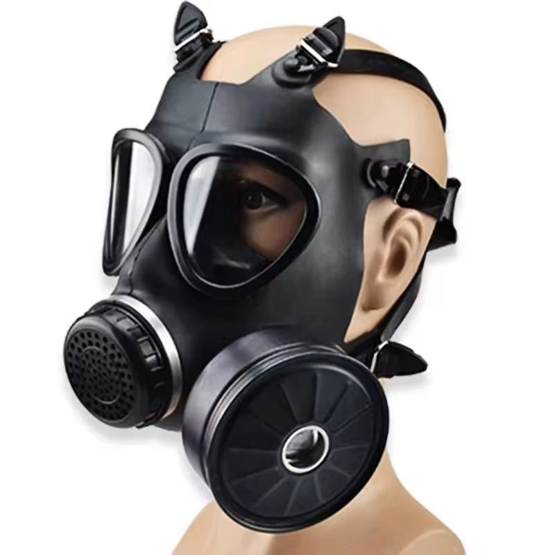 MF14/87 Chemical Gas Mask Chemical Biological, and Radioactive Contamination Self-Priming Full Face Mask Classic Gas Mask
