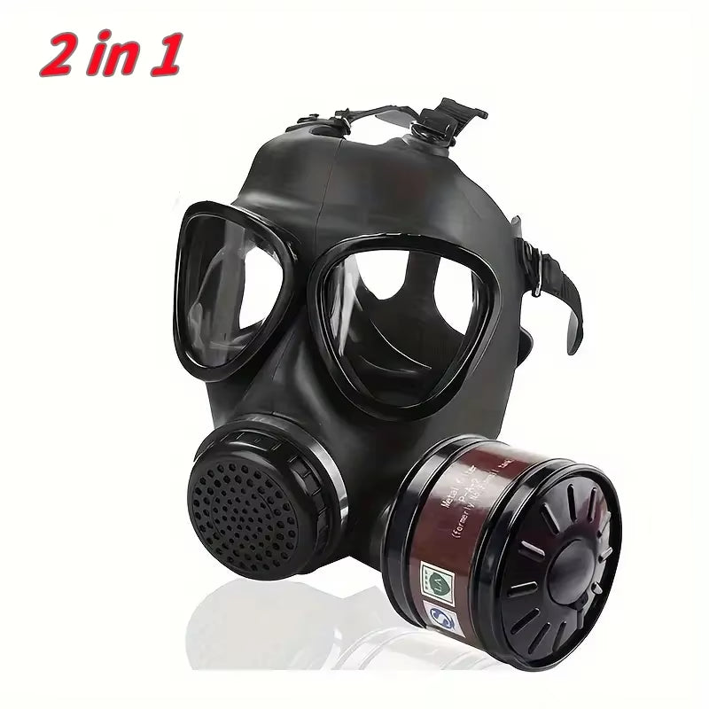 MF14/87 Chemical Gas Mask Chemical Biological, and Radioactive Contamination Self-Priming Full Face Mask Classic Gas Mask