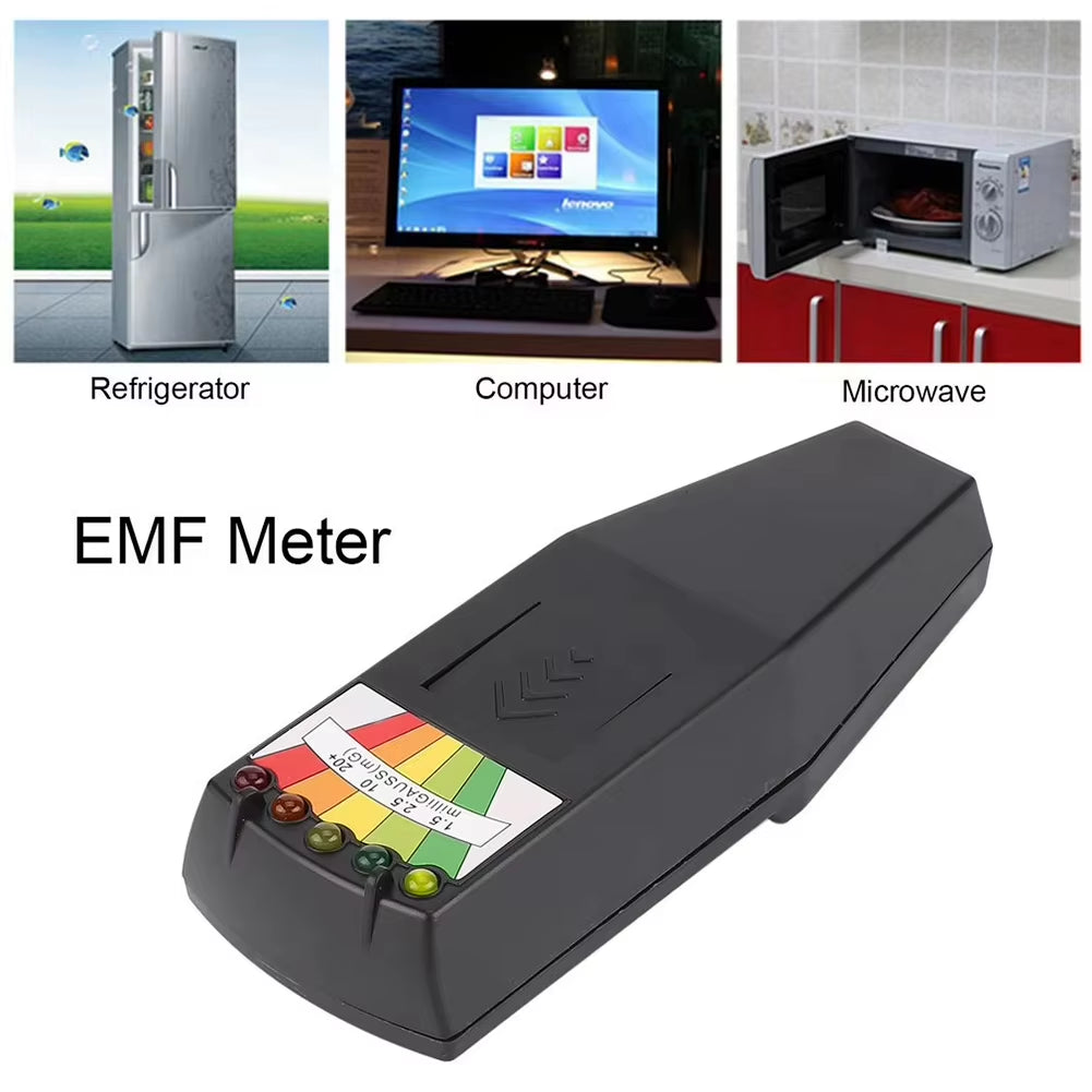 Radiation Detector Digital Electromotive Force Meter Gauss Meter Dosimeter Tester Handheld Electromagnetic Field Radiation Meter