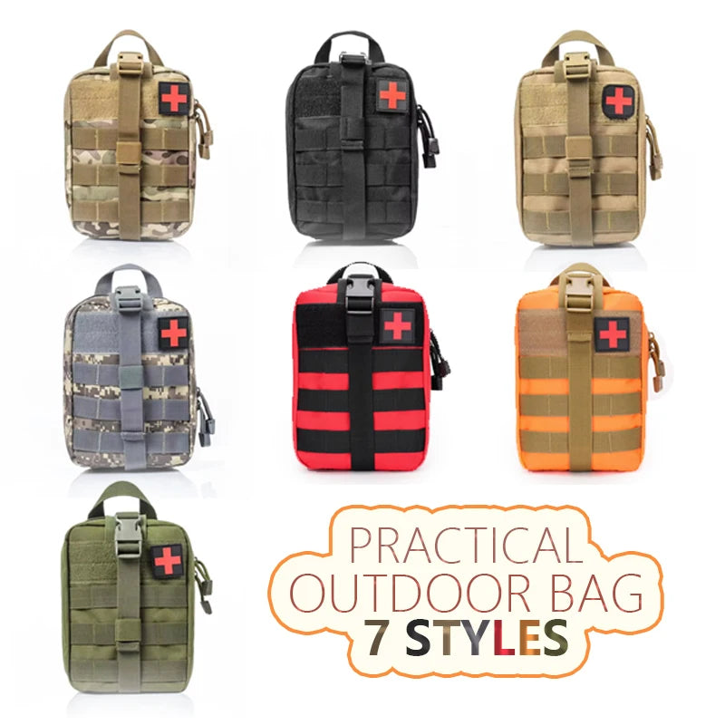 Genuine MOLLE Tactical Medical Bag - Outdoor Hunting Emergency Camping Hiking Travel Survival First Aid Kit