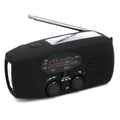 2000Mah Portable Radio Hand Crank Solar USB Charging Hand Radio Solar Crank AM/FM/NOAA Weather Radio Emergency Flashlight
