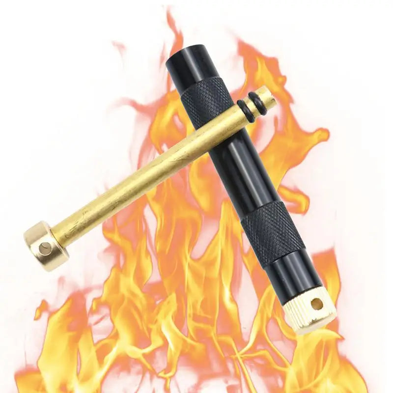 Metal Fire Piston Fire Starter Piston Fire Starter Camping Fire Starters Outdoor Camping Gear Metal Fire Rod for Survival Hiking